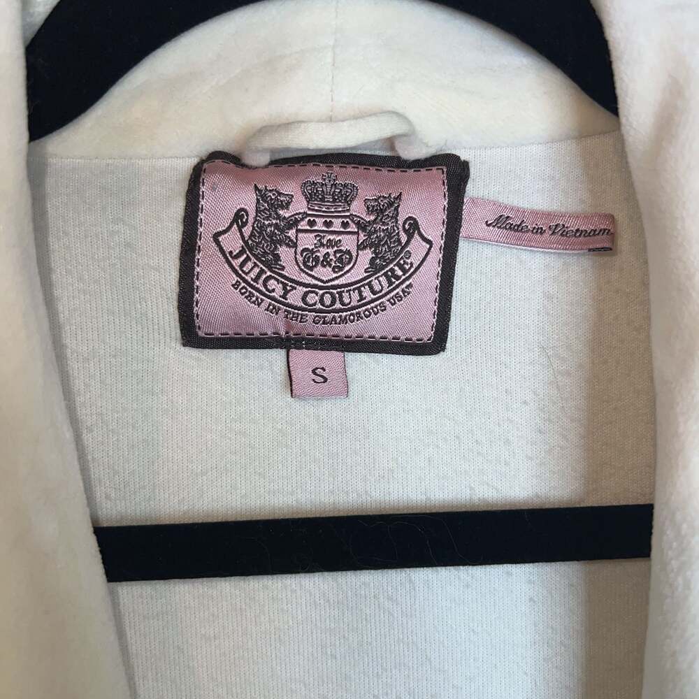 Vintage Juicy Couture Terry Cloth Ruffled Robe - Picture 2 of 3